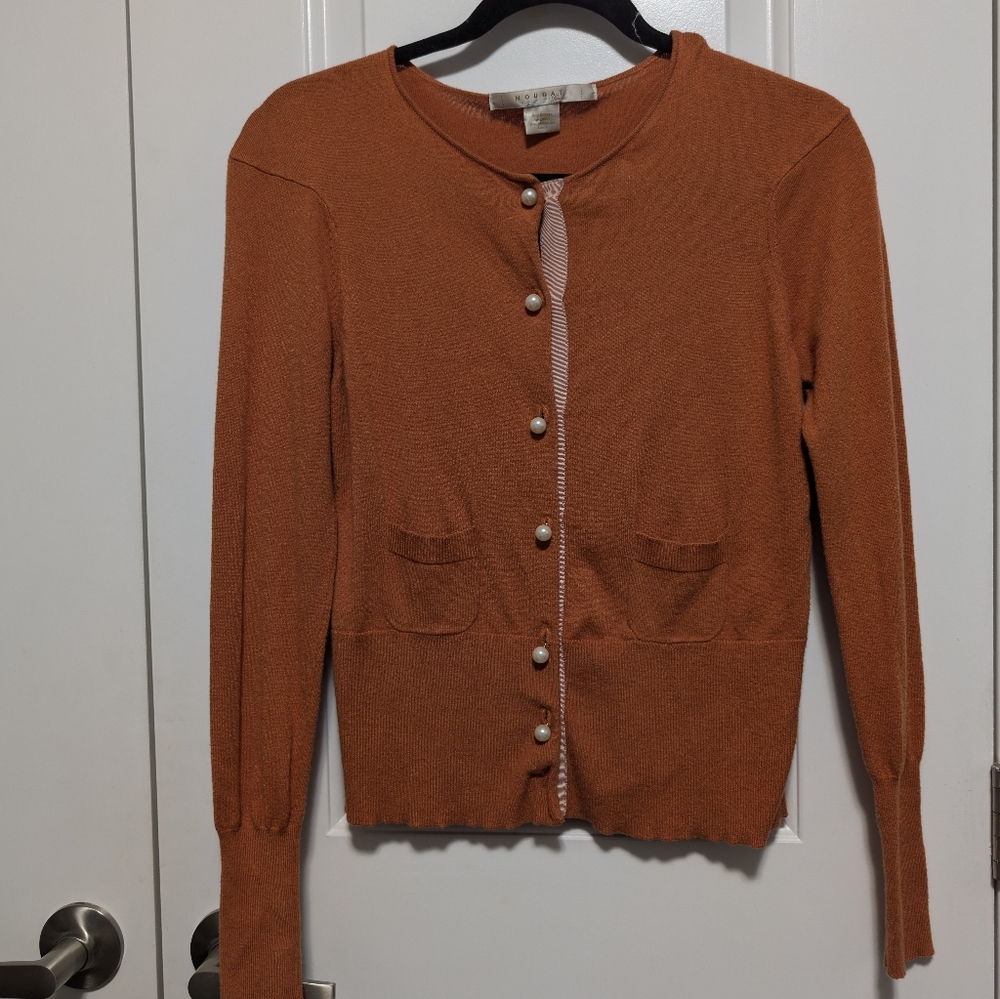 Nougat London Orange Cardigan
